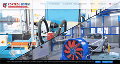 Desktop Screenshot of controlsistem.it